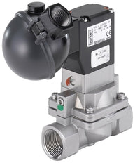 Solenoid Valve NPT 1'' NC Stainless steel FKM 0.2-10bar/3-145psi 240VAC Anti-Waterhammer ATEX 5282 393773