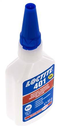 Loctite Instant Adhesive 50ml Transparent 3-11s Curing Time Metal, Plastic And Rubber Surfaces