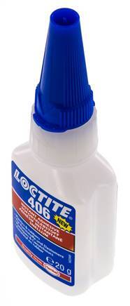 Loctite Instant Adhesive 20ml Transparent 2-11s Curing Time Plastic And Rubber Surfaces