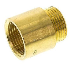 G 3/4'' F/M Brass Extension DIN 3523 - 10 mm [2 Pieces]