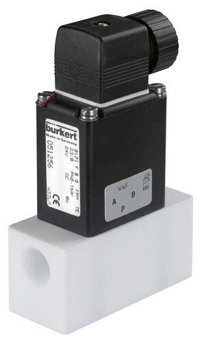 Solenoid Valve G3/8'' NC PTFE FFKM 0-4bar/58psi 120VAC 0121 457453
