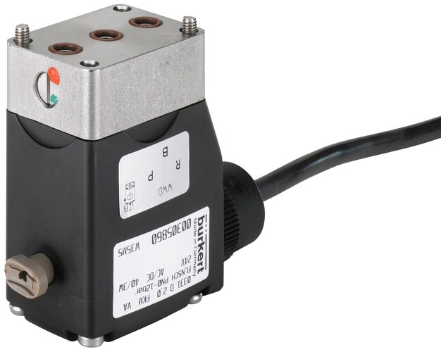 Solenoid Valve 3/2-Way 32x46 mm SFB flange Mixing Stainless steel FKM 0-10bar/145psi 24VDC 0331 20045893
