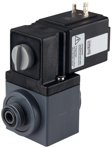 Solenoid Valve DN 10 Glued Sleeves Without Insert/Nut NC PVC EPDM 0-3bar/44psi 24VAC/DC Vacuum 131 501479