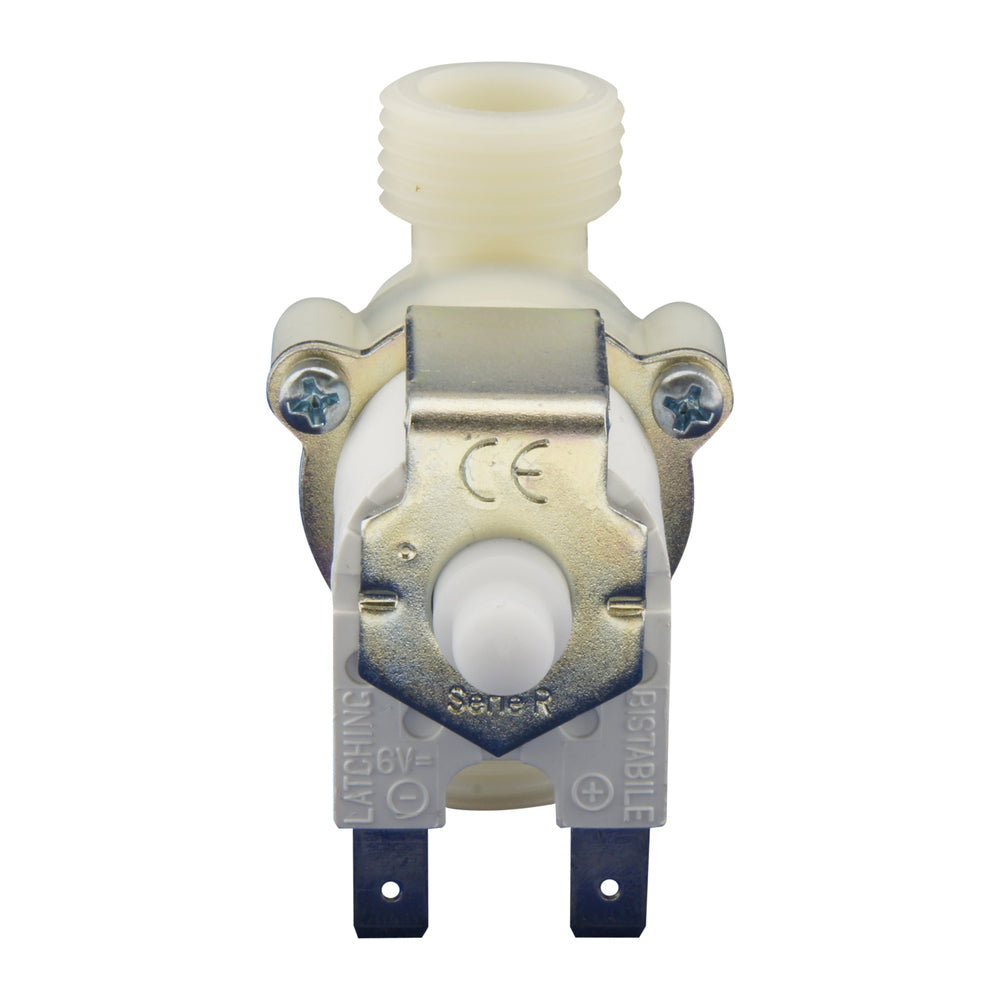 Solenoid Valve RPE 1/2'' Male/Male Nylon NBR 0.2-10bar 6Vdc Latching