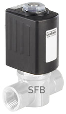 Solenoid Valve 40x40mm SFB Flange NO Brass FKM 0-16bar/232psi 12VDC 6027 267390