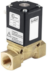 Solenoid Valve NPT 1/2'' NC Brass FKM 0-16bar/232psi 120VAC/DC Vacuum Anti-Waterhammer 0290 292225