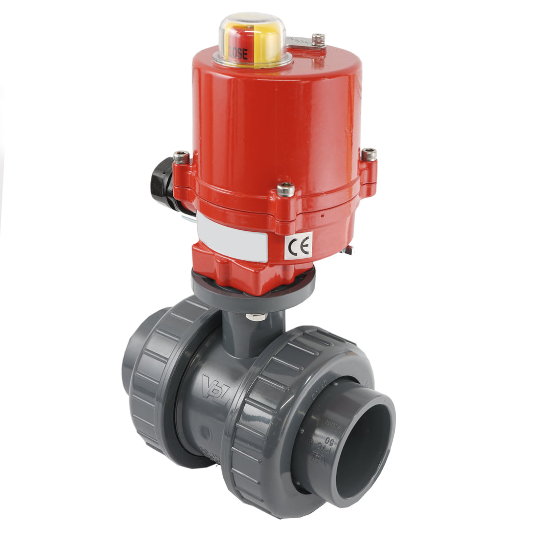 32mm 120V AC VDL 2-way PVC Electrical ball valve