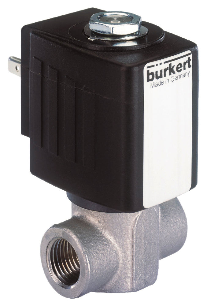 Solenoid Valve NPT 1/2'' NO Stainless steel PCTFE 1-200bar/15-2901psi 24VDC 6240 354400