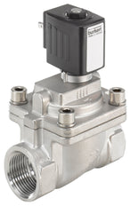 Solenoid Valve G1'' NO Stainless Steel FKM 0.2-16bar/3-232psi 24VAC Oxygen Fat/Oil Free 6281 262709