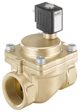 Solenoid Valve NPT 1 1/2'' NC Brass NBR 0.2-16bar/3-232psi 120VAC 6281 273444