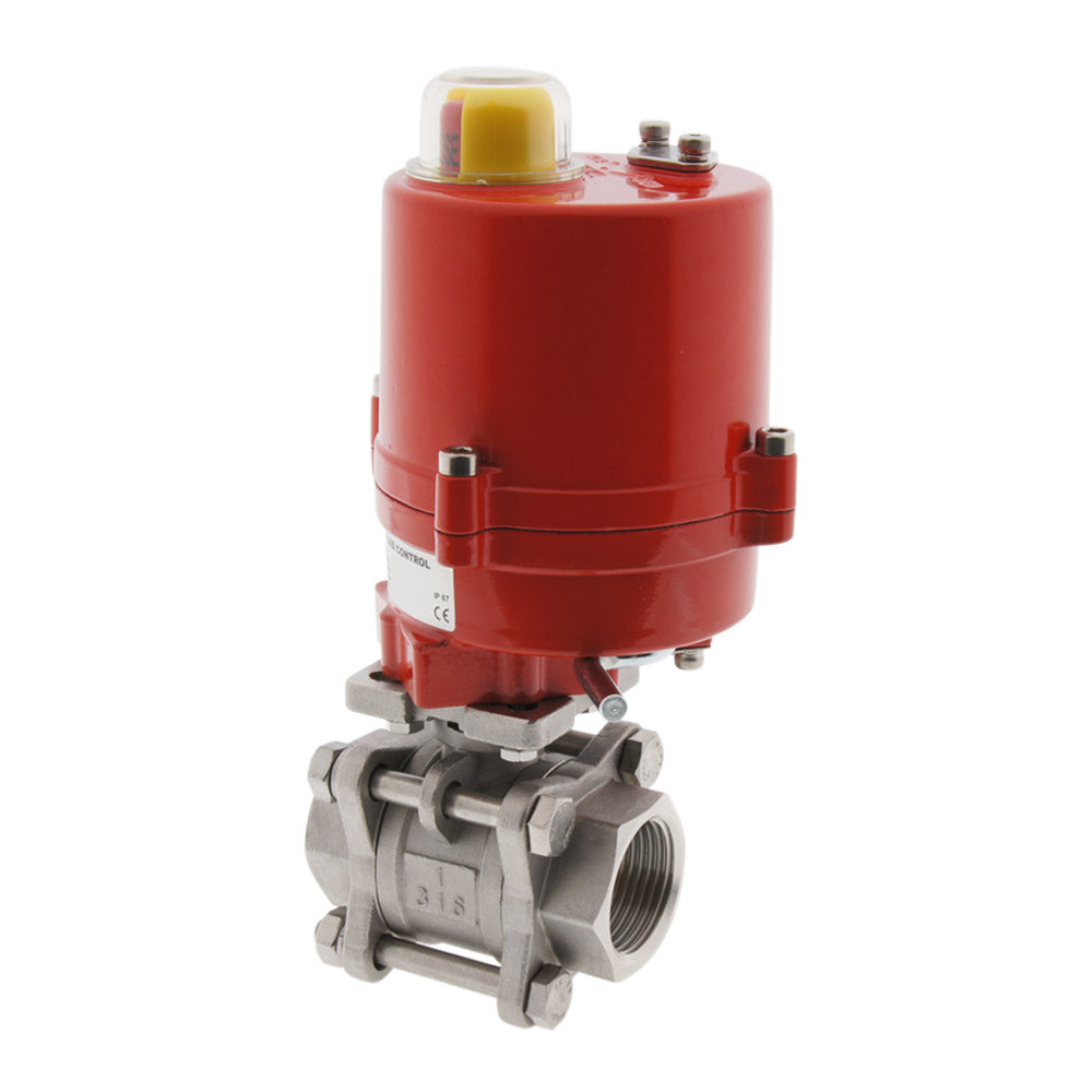 Electrical Ball Valve 2-Way G1/2'' Stainless Steel 24V DC