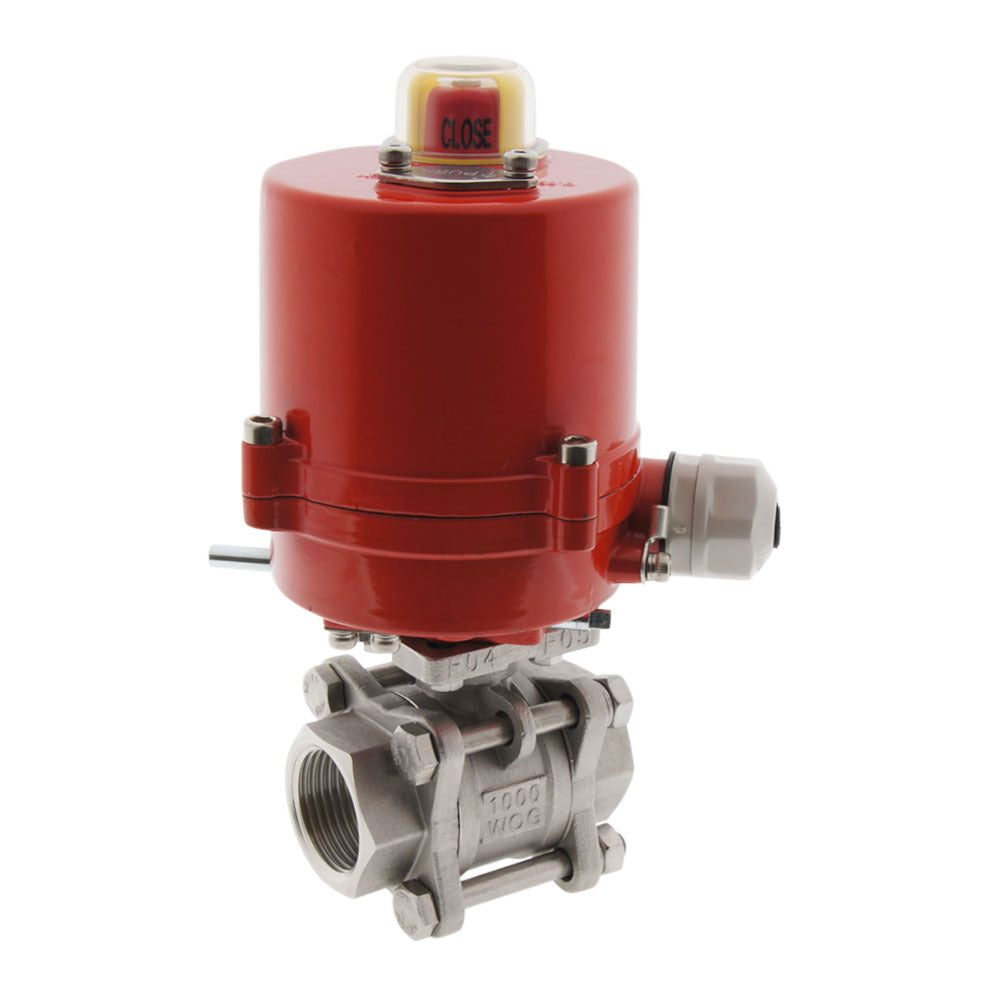 Electrical Ball Valve 2-Way G1/2'' Stainless Steel 24V DC