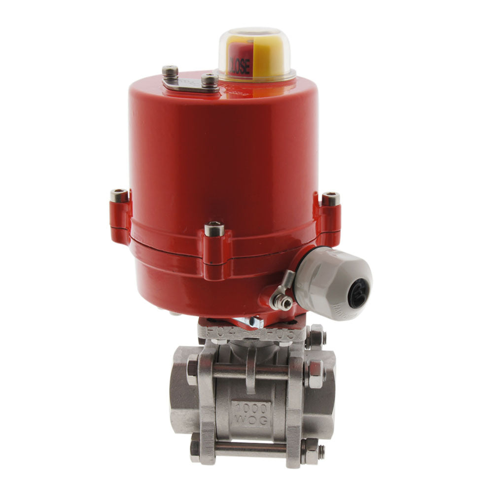 Electrical Ball Valve 2-Way G3/4'' Stainless Steel 12V AC