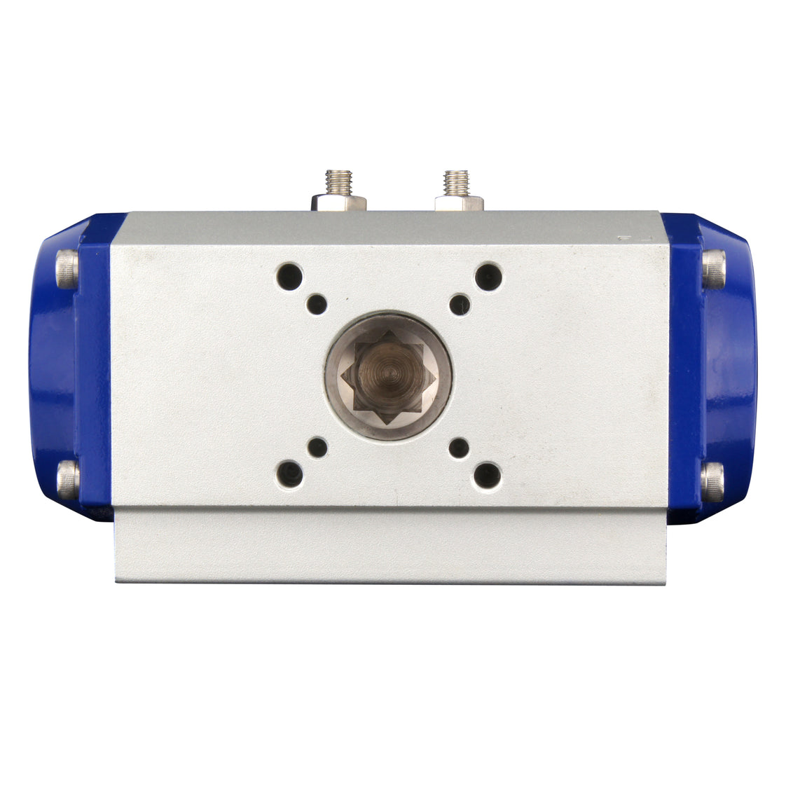 DN80 (3 inch) Wafer Pneumatic Butterfly Valve GG25-Stainless Steel-FKM Spring Closed - BFLW