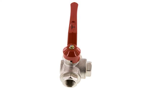 G1/2'' 3-way T-port Ball Valve Brass PTFE/NBR 50 bar - BL3BM