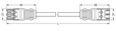 Wago 771 Patch Cable Adjustable Building Installation - 771-9393/066-301