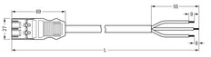 Wago 771 Patch Cable Adjustable Building Installation - 771-9393/266-101