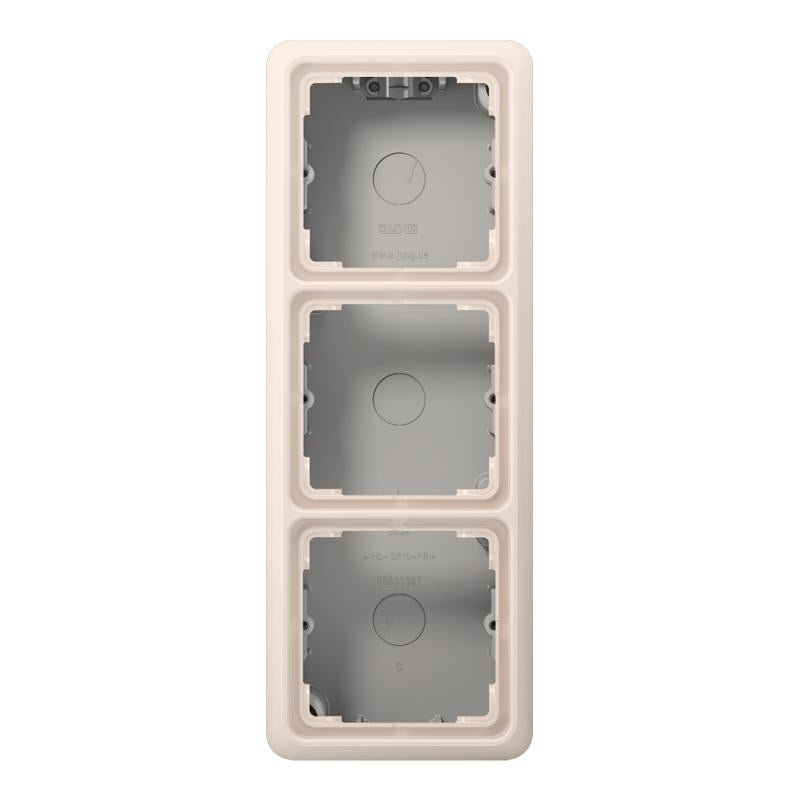 Jung CD500 Surface Mount Box recessed Switchgear - CD583AW