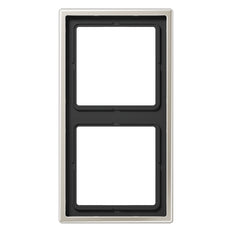 Jung Aluminum/Steel/Chrome Cover Frame Switchgear - ES2982