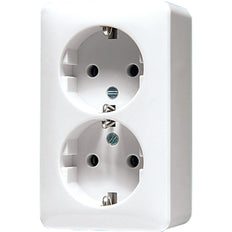 Jung AP600 Wall Outlet Box (WCD Switchgear) - 6020KIAWW