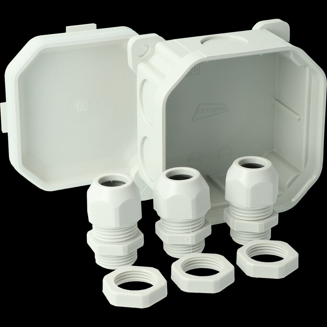 Attema WD2 Surface mounted Wall/Ceiling Box - AT2300 [5 Pieces]