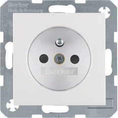 Hager Berker S.1/B.3/B.7 Wall Outlet (WCD Switchgear) - 6768761909