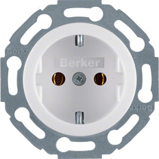 Hager Berker 1930/Glass Wall Outlet (WCD Switchgear) - 414520