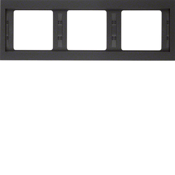 Hager Berker K.1 Cover Frame Switchgear - 13737006