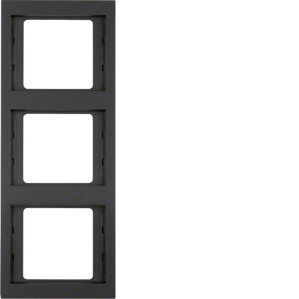 Hager Berker K.1 Cover Frame Switchgear - 13337006
