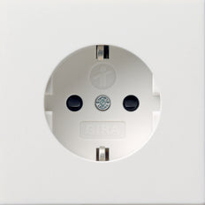 Gira F100 Wall Socket Outlet (WCD Switchgear) - 0453112