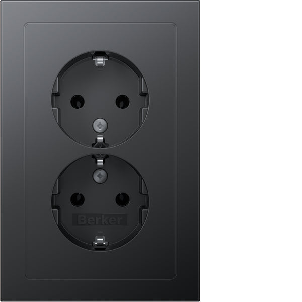 Hager Berker Q.3 Wall Outlet (WCD Switchgear) - 47726096