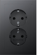 Hager Berker Q.3 Wall Outlet (WCD Switchgear) - 47726096
