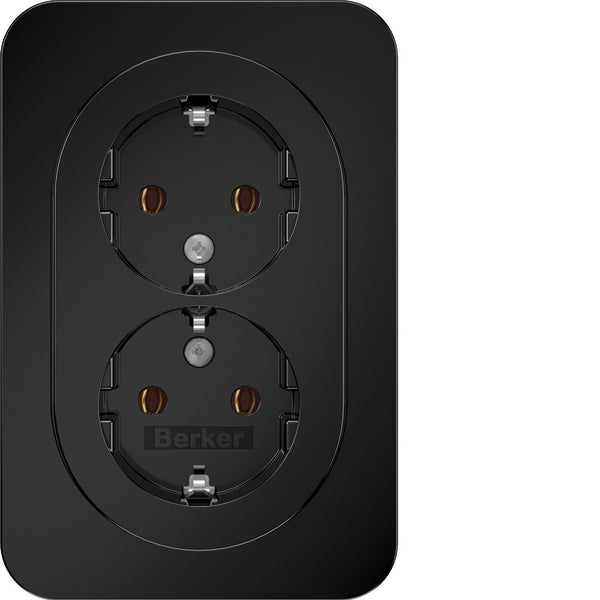 Hager Berker R.1 Wall Outlet (WCD Switchgear) - 47742045