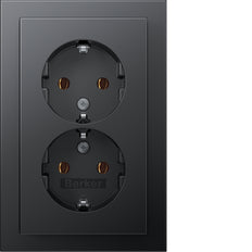 Hager Berker Q.3 Wall Outlet (WCD Switchgear) - 47746096