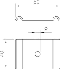 OBO GR-Magic Mounting Material Cable Support System - 6015263 [50 Pieces]