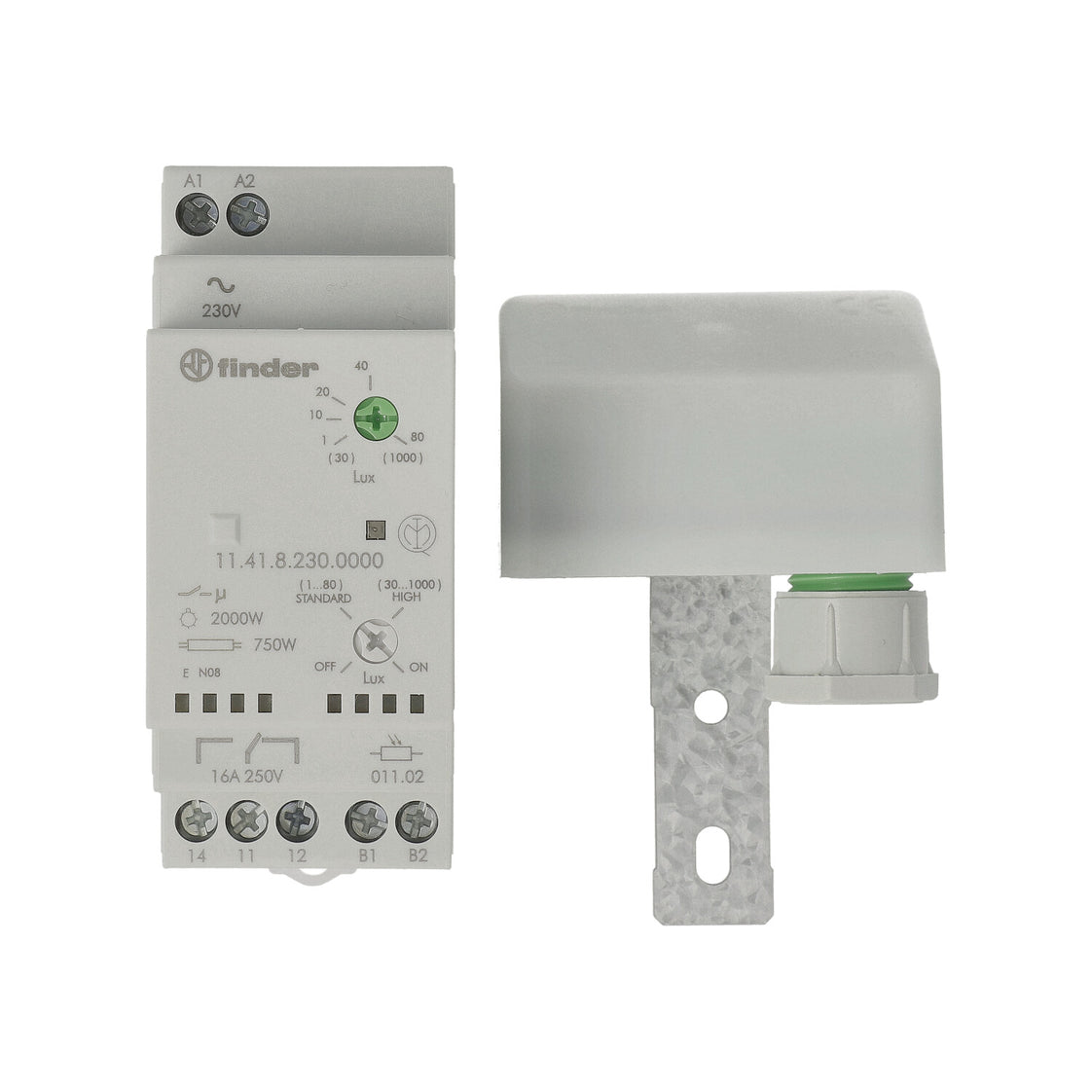 Finder 11 Twilight Switch For DIN-Rail - 11.41.8.230.0000