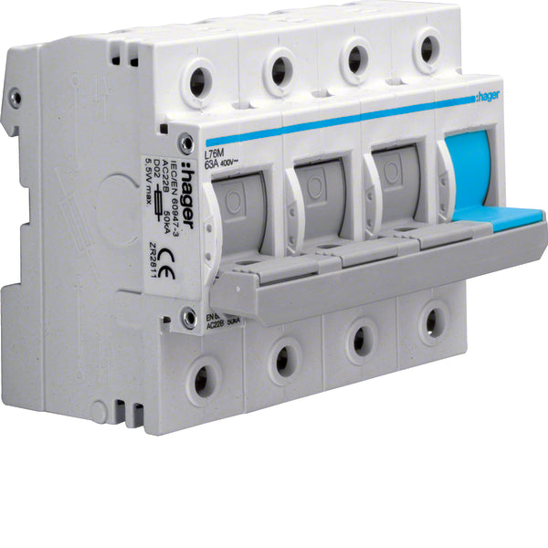 Hager L Cartridge Load Disconnector - L76M