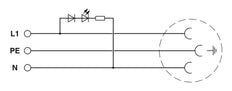 Phoenix Contact Wall Outlet Modular - 0804040
