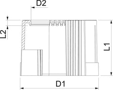 OBO Tulle Installation Pipe - 2044521 [50 Pieces]