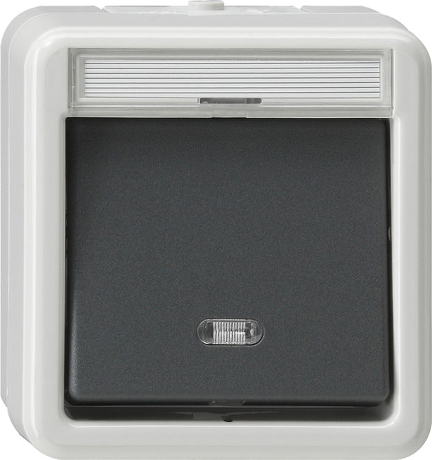 Gira Splashproof Surface-Mounted Installation Switch - 010330