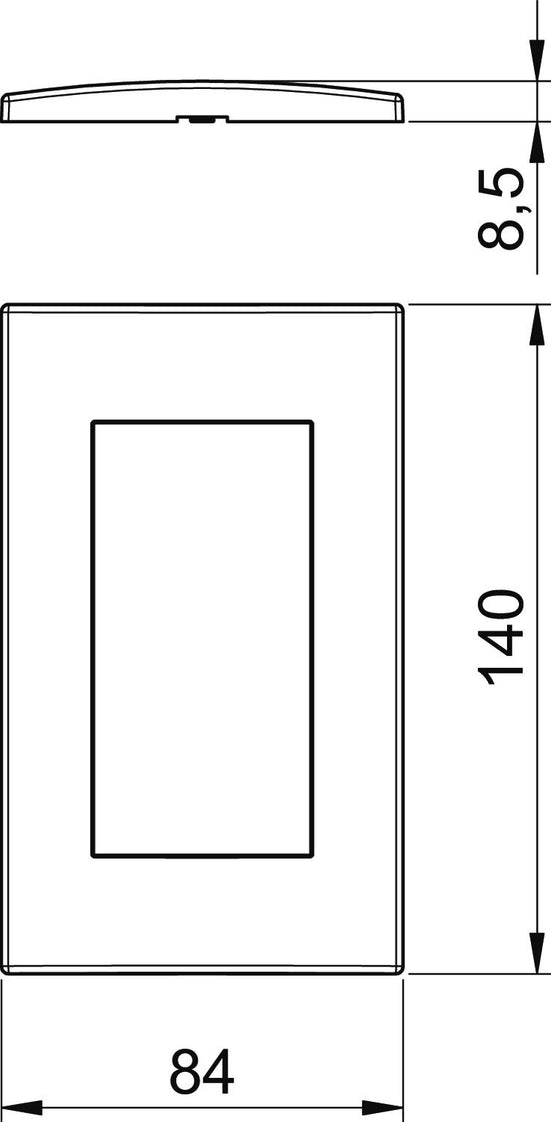 OBO Cover Frame Switchgear - 6119342
