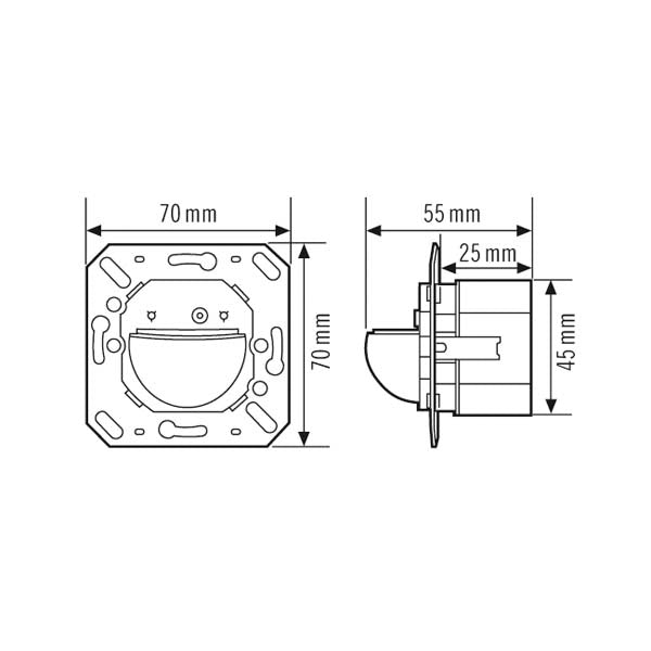 ESYLUX Basic Motion Switch (Complete) - EB10430459