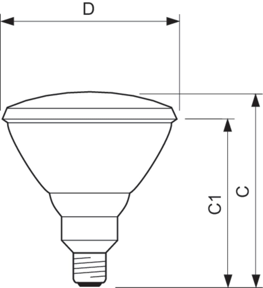 Philips Infrared Light bulb With reflector - 11579915
