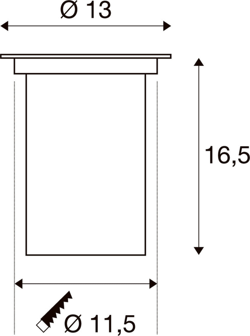 SLV Dasar Floor mounted luminaire - 229320