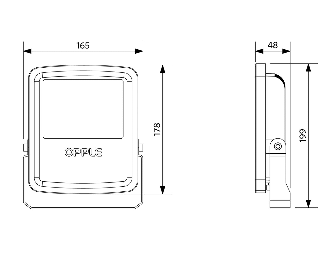 Opple LED Floodlight Downlight/Spotlight/Floodlight - 543017011800