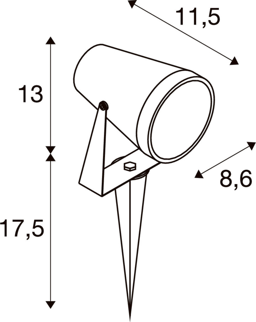 SLV Samrina Garden/footpath Lighting Fixture - 1004757