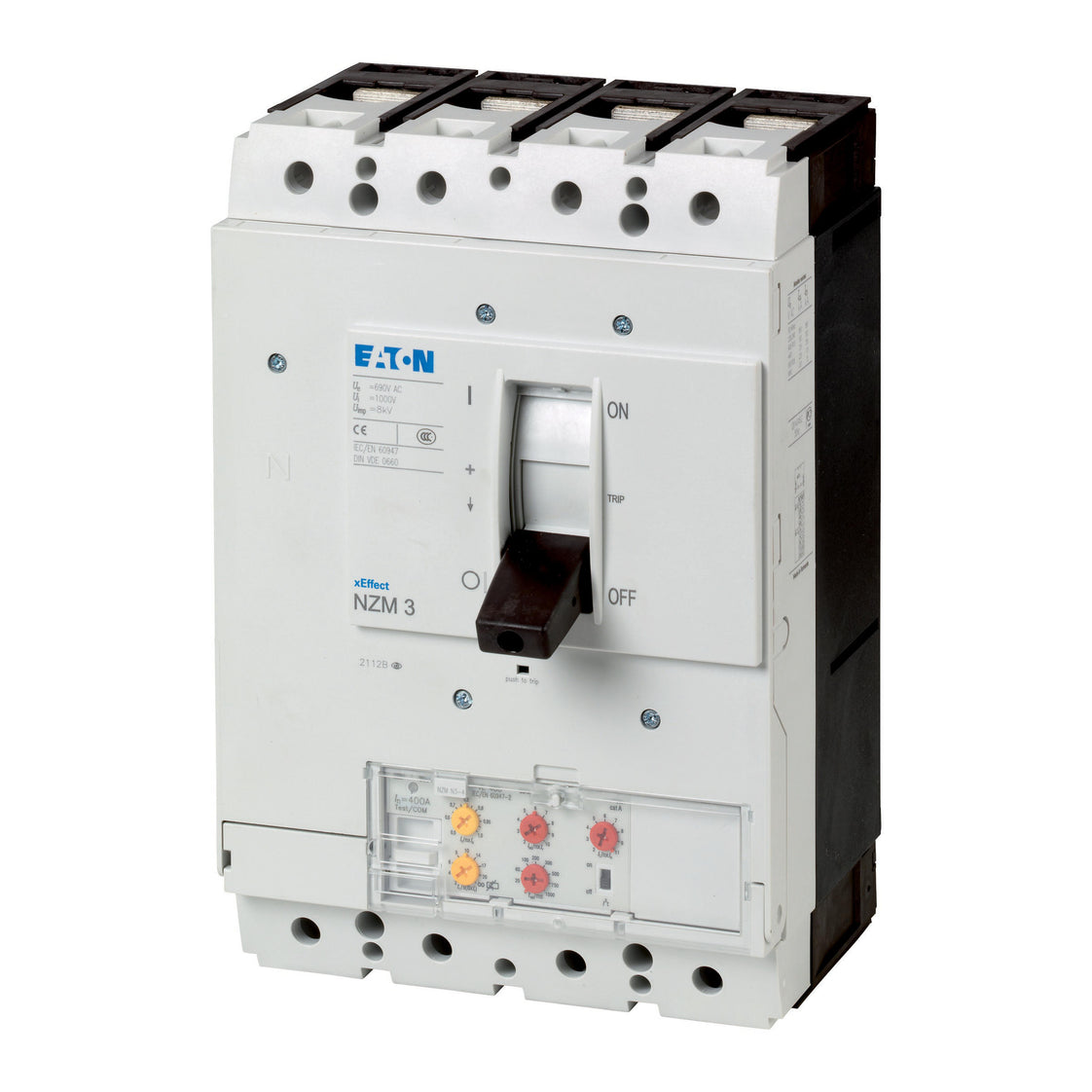 Eaton NZM3 Circuit Breaker 4P 400A 50KA IEC - 265957