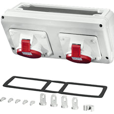 Hensel MI CB 11 Connection Box IP44 2x16A 5P 400V 6H CEE - Mi CB 11