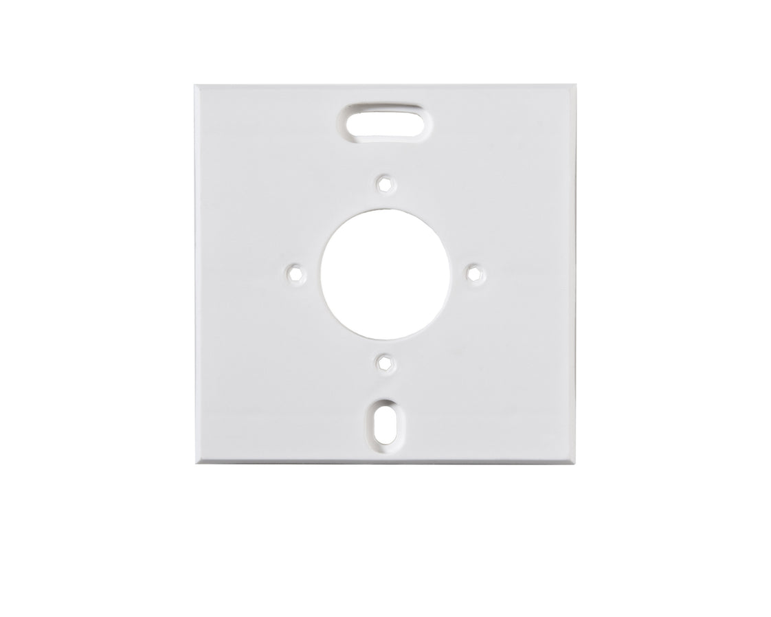 Martin Kaiser Assembly Plate Thermoplast Square Quad Fixing Holes Arctic White - 826T/KWS [2 pieces]