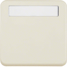 Hager Berker Intermediate Ring With Hinged Cover And Text Field IP44 - 102250